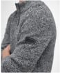 Men's Barbour International Declan Yarn Twist Funnel Neck Jumper - Black