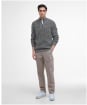 Men's Barbour International Declan Yarn Twist Funnel Neck Jumper - Black