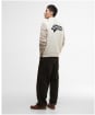 Men's Barbour International Hutchy Half Zip Sweater - Whisper White