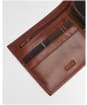 Men's Barbour Bolam Leather Wallet - Heritage Brown