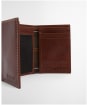 Men's Barbour Bywell Leather Bi Fold Wallet - Heritage Brown