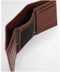 Men's Barbour Bywell Leather Bi Fold Wallet - Heritage Brown