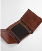 Men's Barbour Bywell Leather Bi Fold Wallet - Heritage Brown