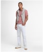 Men's Barbour Tartan Pique Polo Shirt - Earth Pink