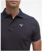 Men's Barbour Sports Polo Mix Shirt - Dark Oak