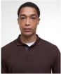 Men’s Barbour L/S Sports Polo Shirt - Dark Oak