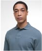 Men’s Barbour L/S Sports Polo Shirt - Bluestone
