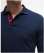 Men’s Barbour L/S Sports Polo Shirt - NAVY/WINTERBERRY