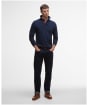 Men’s Barbour L/S Sports Polo Shirt - NAVY/WINTERBERRY