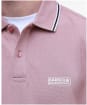 Men's Barbour International Evan Tipped Polo Shirt - Elderberry