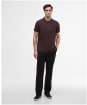 Men's Barbour International Buxton Polo Shirt - Java Red