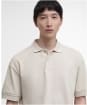 Men's Barbour Hexham Oversized Polo Shirt - Mist