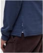Men's Barbour Farmwell Tailored Long Sleeve Polo Shirt - Navy