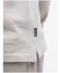 Men's Barbour Farmwell Tailored Long Sleeve Polo Shirt - Washed Stone