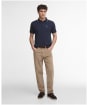 Men's Barbour Fielding Tailored Polo Shirt - Navy