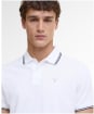 Men's Barbour Fielding Tailored Polo Shirt - White
