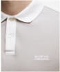 Men's Barbour International Morley Oxford Polo Shirt - Whisper White / Brindle