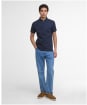 Men's Barbour Backfield Tailored Polo Shirt - Navy