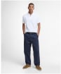 Men's Barbour Backfield Tailored Polo Shirt - White
