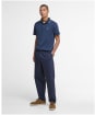 Men's Barbour Hackney Tailored Polo Shirt - Navy