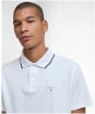 Men's Barbour Hackney Tailored Polo Shirt - White
