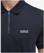 Men's Barbour International Innes Interlock Polo Shirt - Black