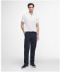 Men's Barbour International Innes Interlock Polo Shirt - White