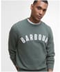 Men's Barbour Prep Logo Crew Sweater - Thyme