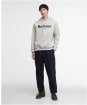 Men's Barbour Brushed Nicholas Oversized Hoodie - Mist