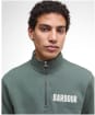 Men's Barbour Cotes Half Zip Sweatshirt - Thyme
