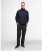 Men's Barbour International Outline Funnel Neck Sweatshirt - Dark Navy