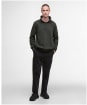 Men's Barbour International Outline Funnel Neck Sweatshirt - Sage