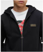 Men's Barbour International Donnington Hoodie - Black