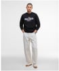 Men's Barbour International Wall Crew Sweatshirt - Black