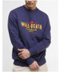 Men's Barbour International Wall Crew Sweatshirt - Royal Blue