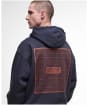 Men's Barbour International Lever Graphic Hoodie - Dark Navy