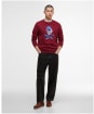 Men's Barbour International Morgan Sweatshirt - Wine