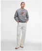 Men's Barbour International Daytona Sweatshirt - Anthracite Marl