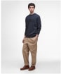 Men's Barbour Cragwell Relaxed Crew Neck Sweatshirt - Dark Navy