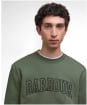Men's Barbour Cragwell Relaxed Crew Neck Sweatshirt - Thyme