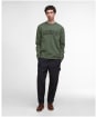 Men's Barbour Cragwell Relaxed Crew Neck Sweatshirt - Thyme