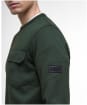 Men's Barbour International Ilford Interlock Crew Neck Sweatshirt - Sage