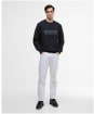 Men's Barbour International Bertie Blackstreak Logo Sweatshirt - Black