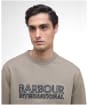 Men's Barbour International Bertie Blackstreak Logo Sweatshirt - Brindle