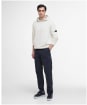 Men's Barbour International Ewan Hoodie - Whisper White