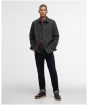 Men's Barbour Washed Overshirt - Forest