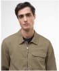 Men's Barbour International Maze Peached Overshirt - Brindle