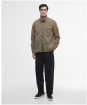 Men's Barbour International Maze Peached Overshirt - Brindle