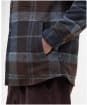 Men's Barbour Chapter Tailored Check Overshirt - Midnight Oak Tartan