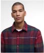 Men's Barbour Chapter Tailored Check Overshirt - Winterberry Tartan